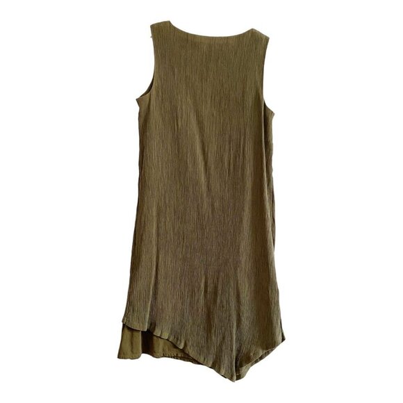 Pure Jill Textured mixed media dress, brown Size XS - Picture 4 of 12